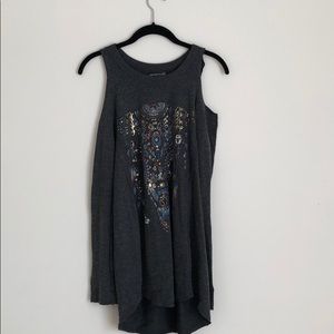 Lauren Moshi Cold Shoulder Sweater S